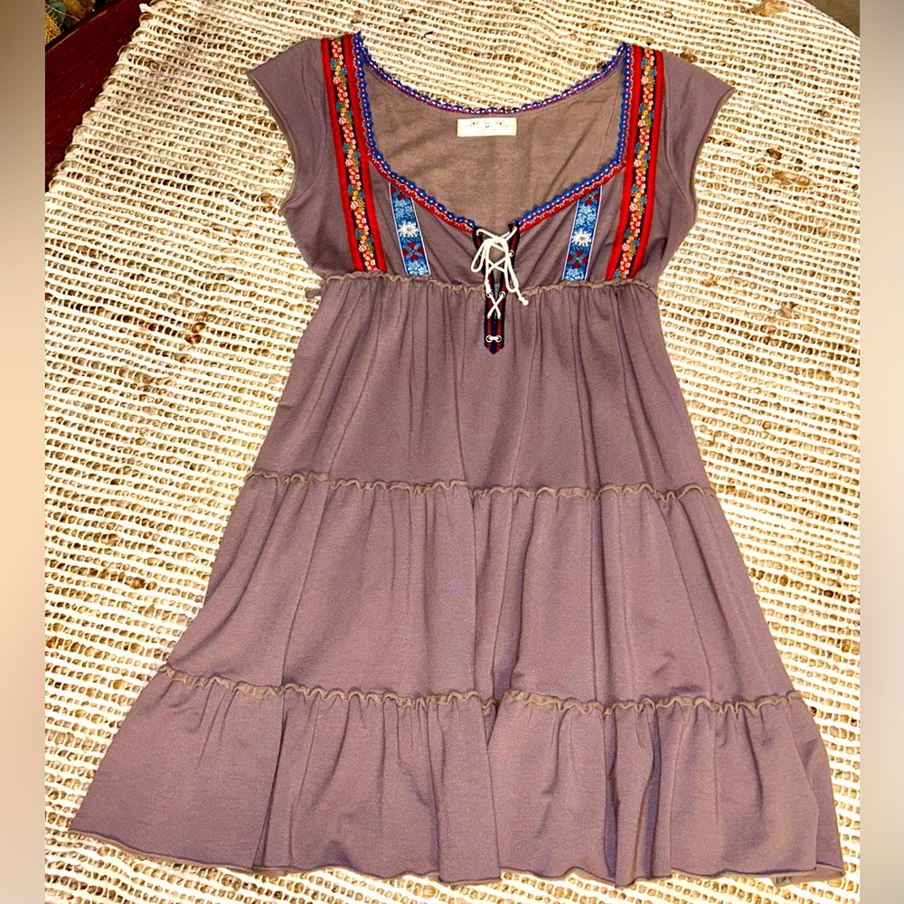 Free People Vintage Boho Tunic Dress Size M